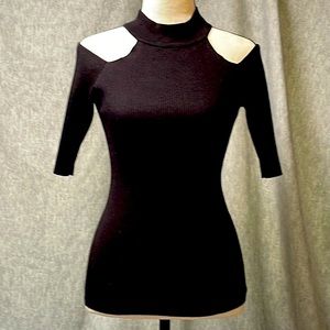 Daytrip Black Knit Off Shoulder